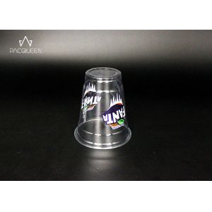 Milkshakes U Disposable Plastic Drinking Cups High Clarity UV Printing