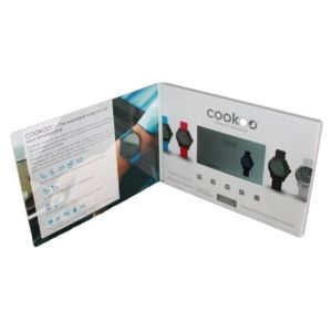 Multi Player Automatic Video Gift Card Video Leather Production Business Cards