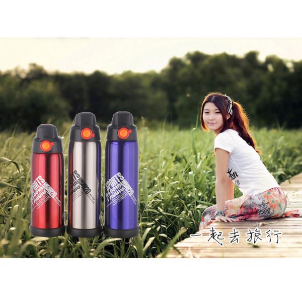 650ml 2019 new fashion Thermos Vacuum Insulated Compact sport Beverage Bottle black
