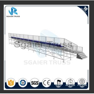 High Strength Steel Grandstand Scaffolding Structure Portable Steel Tribune