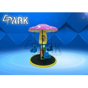 Amusement Park Equipment , Kiddie Rides Flying Chair Mushroom
