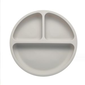 Food Grade Silicone Baby Kids Placemat Divided Baby Suction Plates for Toddler