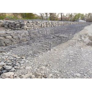 Q195 Low Carbon Iron 120*150 Gabion Retaining Wall