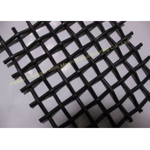 Black 8mm Wire Quarry Coal Pre Crimped Wire Mesh