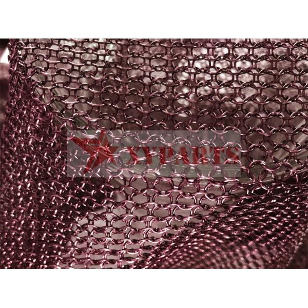 Buy Building Decoration Stainless Steel Ring Mesh For Window Curtain at wholesale prices