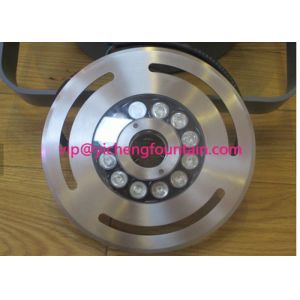 220mm Dia. Underwater Pond Light With Drain 32mm Middle Hole 12 Watt Submersible
