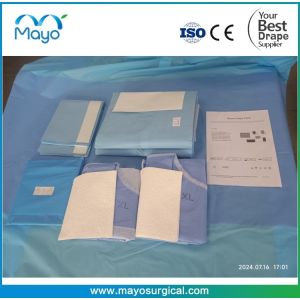 China Hospital use Disposable Sterile Surgical Neuro Drape Pack on sale