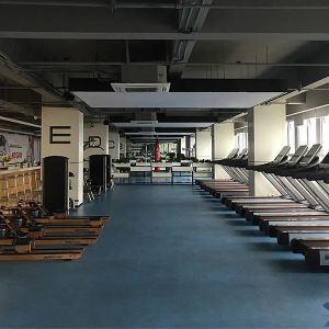 Indoor Playground Rubber Floor Tile Convenient Construction Interlocking Rubber