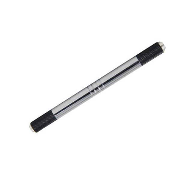Buy Double Head Black Eyebrow Manual Tattoo Pen Microblading at wholesale prices