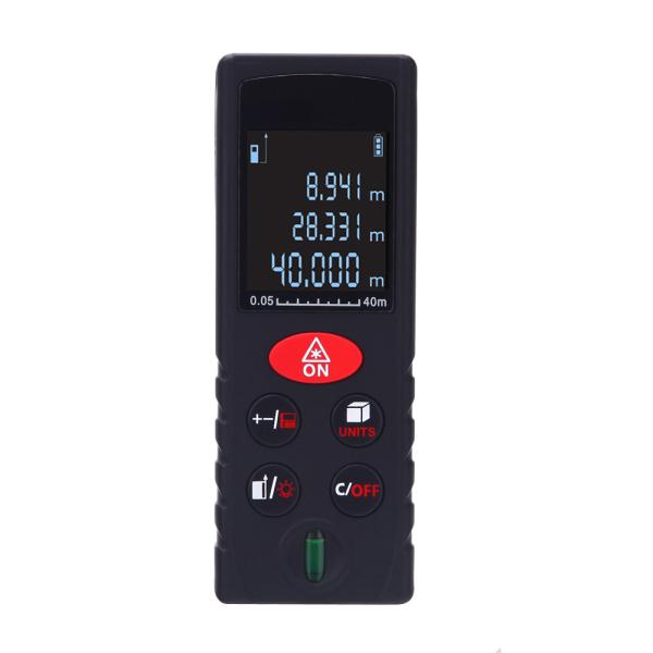 Buy Handheld 40m Digital Laser Distance Meter Rangefinder Measure Diastimeter Area Volume Pythagorean Theorem Tester Tool at wholesale prices