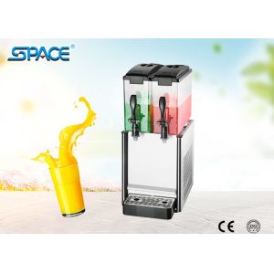 Unbreakable Fruit Juice Dispenser Machine Twin Tanks CE Certification Passed