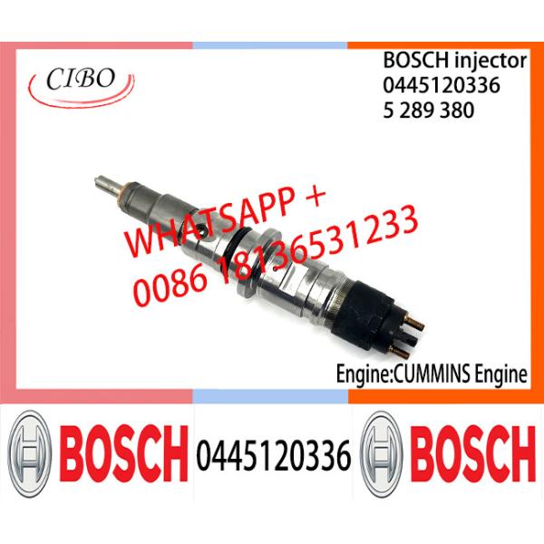 BOSCH 0445120336 Neutral Diesel Fuel Injector Assembly 0445120336 5289380 For CUMMINS Engine
