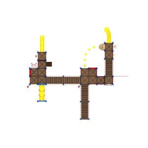 Children Outdoor Playground Joy Slide Plastic Water Amusement Park