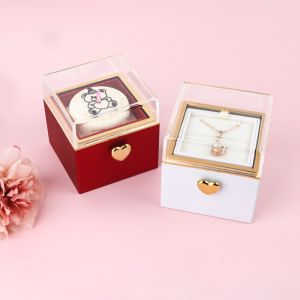 Brown Cardboard Gift Box Fold and Tuck Closure Custom Design