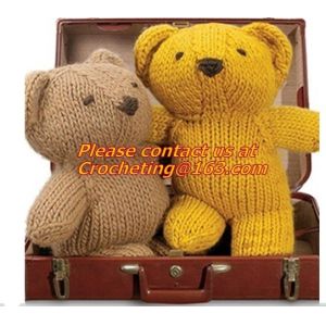 Mannual Knitted Doll standing flower stuffed toysCrocheted Craft Crochet Animal