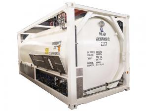 China CSC Cryogenic Oxygen Tanks CNG T75 Tank Container For Lo2 Ln2 CO2 on sale