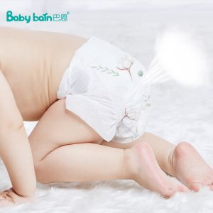 Private Label Sleepy Cotton Baby Diapers Disposable With 3D Channel