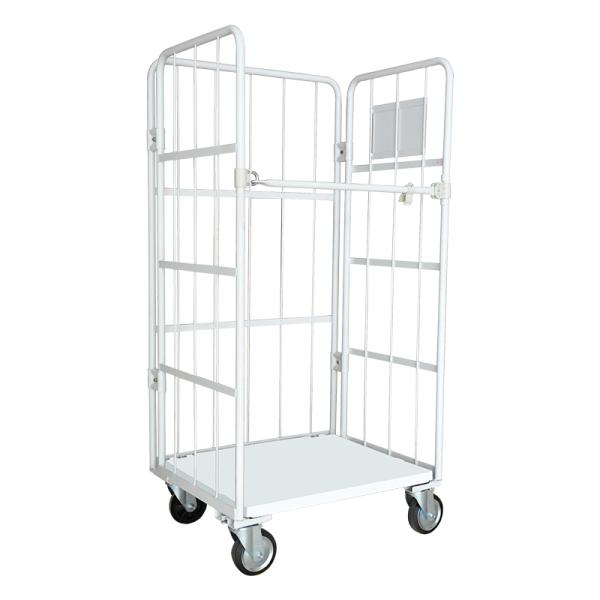 Torin SWK1041 Roll Box Tray Metal Steel Bottom Plate Warehouse Logistics Handcart Storage Folding Metal Base Roll Cage Handcart