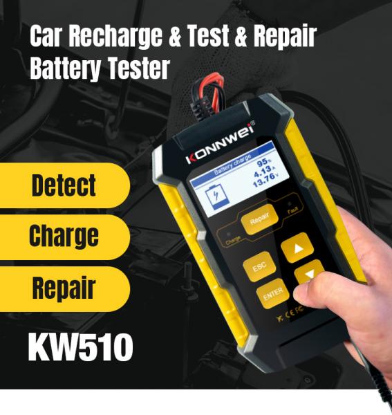 Buy IEC60335 100Ah Automotive Lead Acid Battery KONNWEI KW510 at wholesale prices