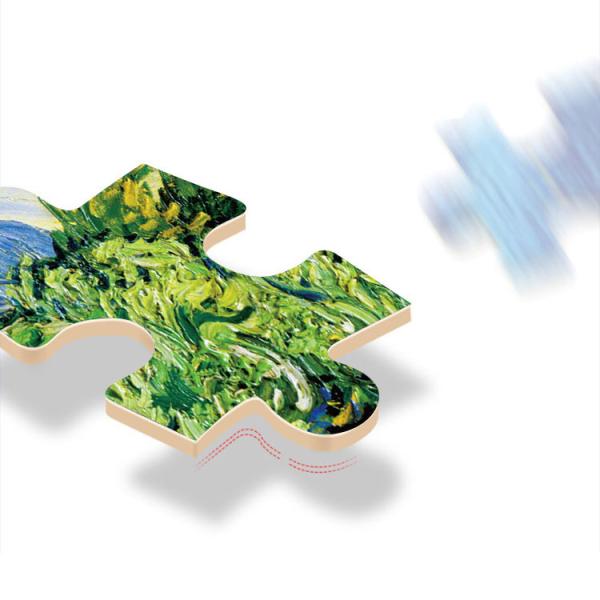 Unisex Paper Floor Puzzle for Kids Oil Painting Jigsaw Puzzle Cultivating Recognition