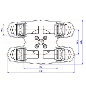 Symmetric Distributed Fingers 600g Soft Robotics Hand