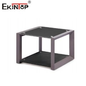 Glass Fiber Functional Coffee Table Built In Shelves For Easy Storage