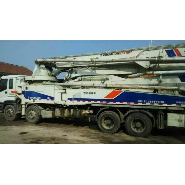 2013 Zoomlion 52m Used Concrete Pump Truck Concrete Boom Pump