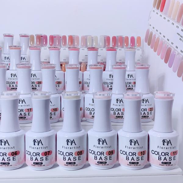 Private Label Logo UV LED Resin Odorless UV Gel Polish Set 120 Colors Rubber Base Gel Nails for All Seasons French Nails