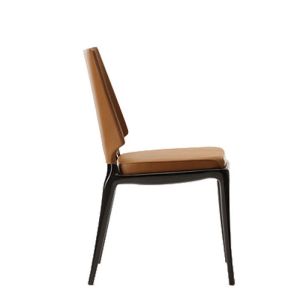 Light Weight Contour Fiberglass Dining Chair For Home Furniture Customized Size