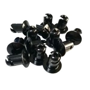 OE NO. Customized Aluminum Quarter Turn Dzus Dome Head Buttons Black 5/16"x.550"