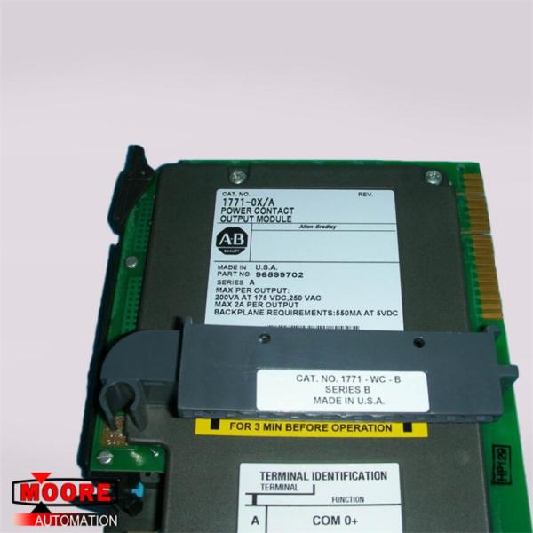 1771-OX/A 1771-WC-B Allen Bradley Power Contact Output Module 200VA AT 175VDC