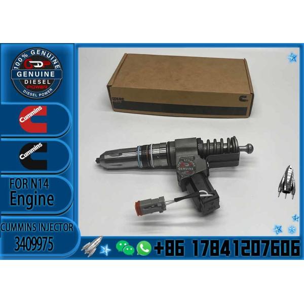 Buy Auto Parts Common Rail Diesel Fuel Injector 3411760 3081315F 3409975 For Cummins QSN14 N14 at wholesale prices