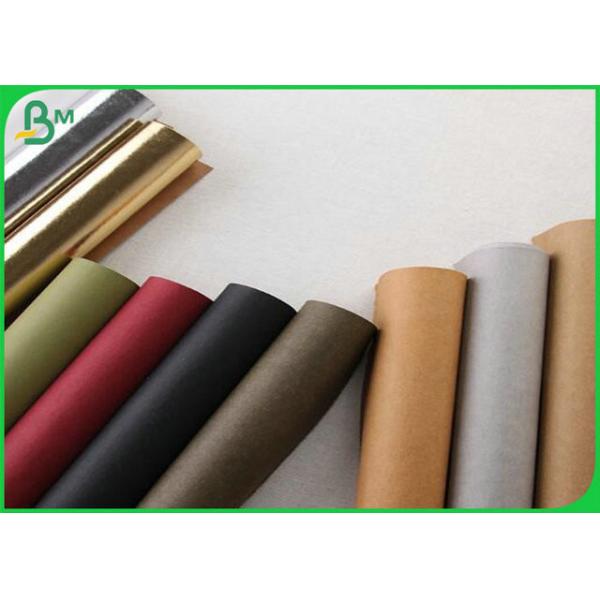 Buy Different Color 0.55MM Washable Kraft Fabric Roll For Making Handbags at wholesale prices
