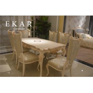 New Design Wholesale Classic 8 Chairs Italian Dining Table