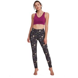 Breathable Polyester Yoga Pants Sport Gym Women Leggings