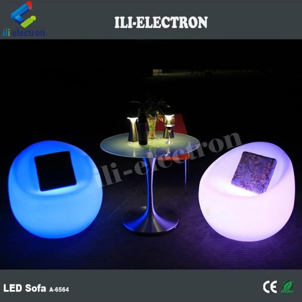PE plastic rechargeable battery bar chairs