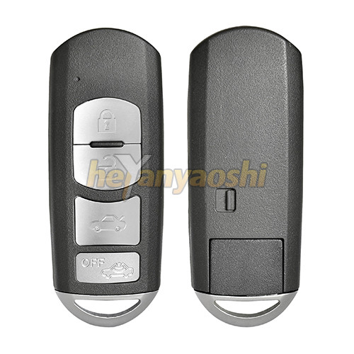 Buy Mazda 4 Buttons Smart Key Shell with Emergency Key Insert at wholesale prices