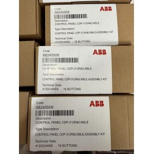 ABB CDP-312R Control Panel & CABLE Code 68245508 ACS800 Assembly Kit