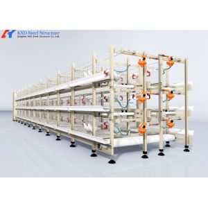 5 Tiers 6 Tiers Poultry Layer Cage H Type Animal Feeding Chicken Metal Cage