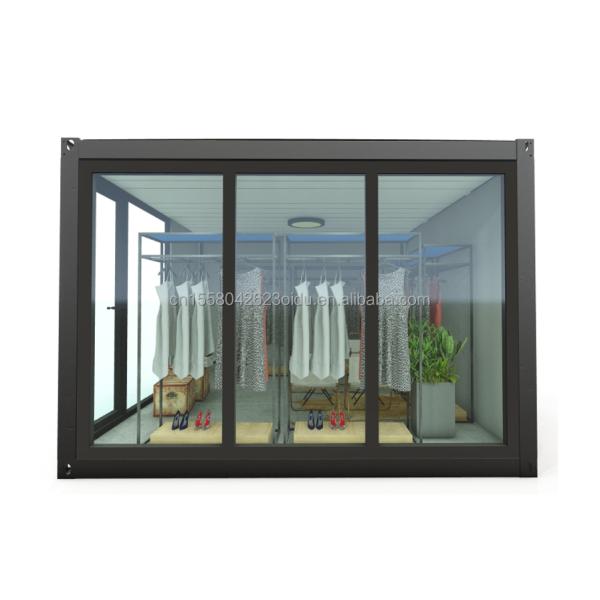 Aluminum Alloy Windows Luxury Modern Wooden Workshop Display Cabinet for Apartment or Holiday House Storage Solution