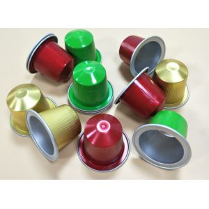 15g Aluminum Drinking Cups CMYK 4C Nespresso Coffee Cups
