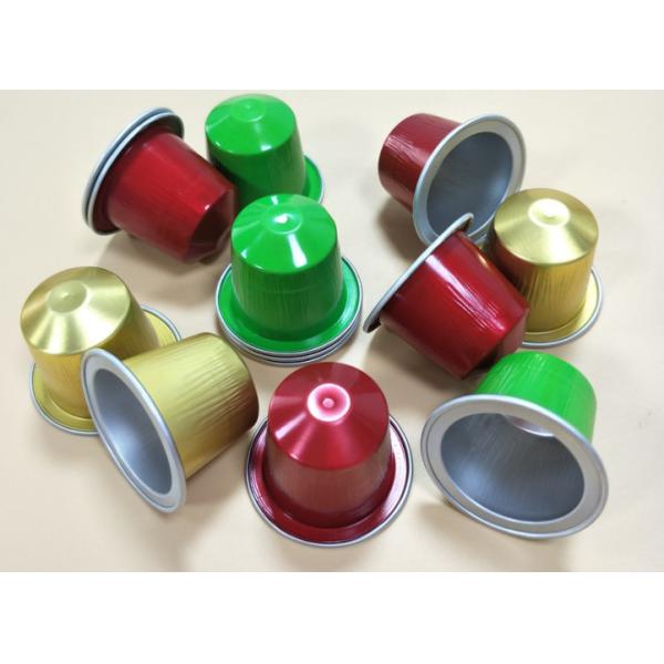 Buy 15g Aluminum Drinking Cups CMYK 4C Nespresso Coffee Cups at wholesale prices