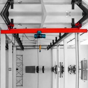 5 Ton Suspension Single Beam Bridge Crane With CD Electric Wire Rope Hoist