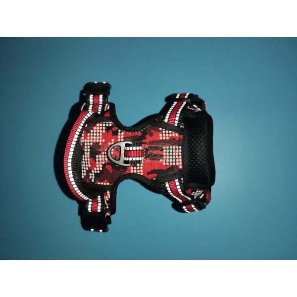 Fashionable Reflective Breathable Soft Air Mesh Chest Strap Traction Rope Set Dogs Vest Leash