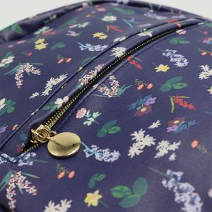 24cm 28cm Womens Waterproof Backpack Nylon Floral Backpack Purse