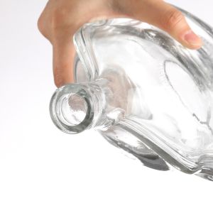 Clear Glass Whisky Bottle with Cap Body Material and Beyond