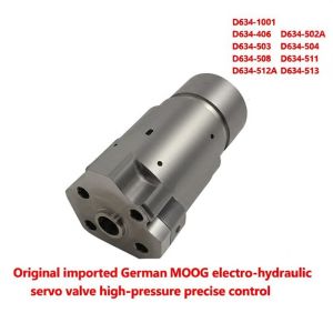 Original Imported German MOOG Electro-Hydraulic Servo Valve with High-Pressure