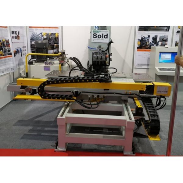 Model BNC100 Cnc Connecting Plate Punching Machine For Bridge Steel Structure Industries
