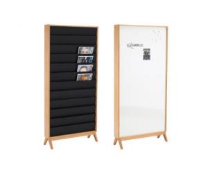China Sturdy magazine display shelf holder / free standing magazine rack Multi functional on sale