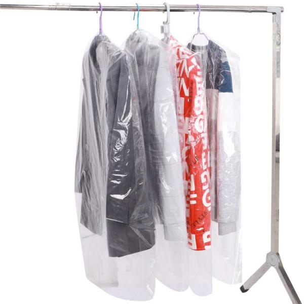 Buy Laundrette Disposable Clear Garment Bags Polythylene Clothes Protector Bags at wholesale prices